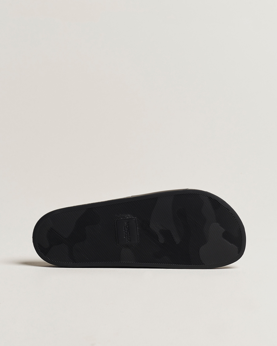 Men | Moncler Basile Slides All Black | Moncler | Basile Slides All Black