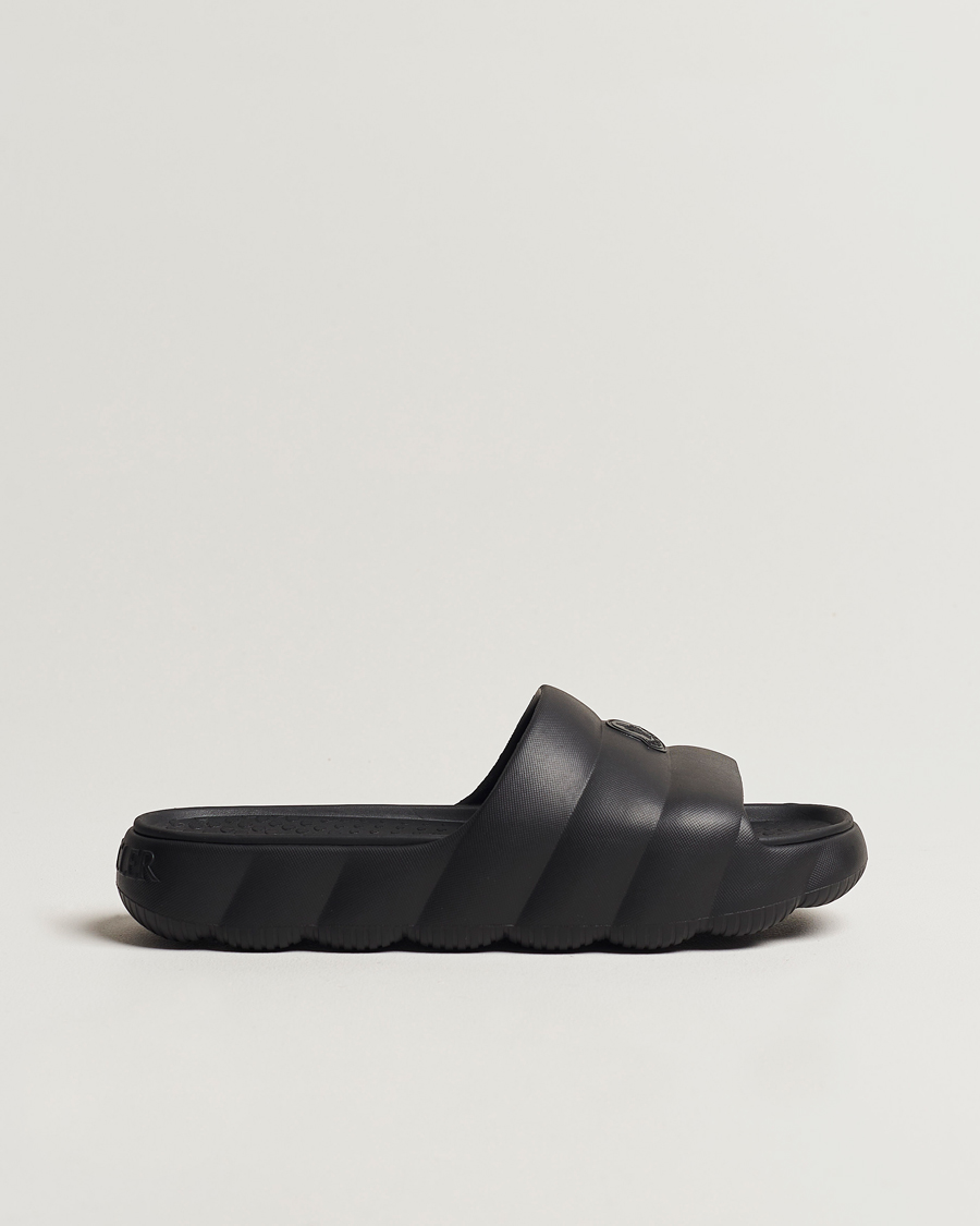 Men | Moncler Lilo Slides Black | Moncler | Lilo Slides Black