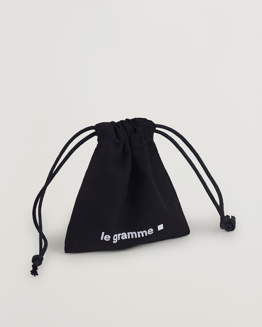 Men | Jewellery | LE GRAMME | 7 Beads Cord Braclet Sterling Silver 13g