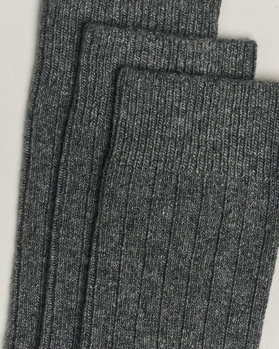 Men | Underwear & Socks | Amanda Christensen | 3-Pack Supreme Wool/Cashmere Sock Grey Melange