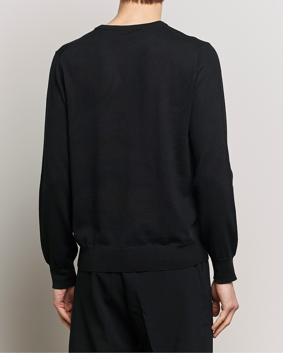 Men | Sweaters & Knitwear | Filippa K | Merino Round Neck Sweater Black