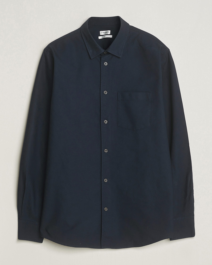 Men | Shirts | Filippa K | Tim Oxford Shirt Navy