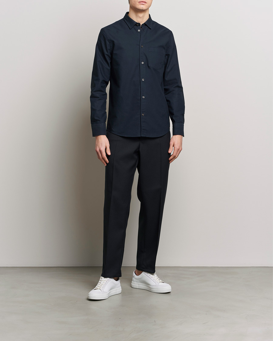 Men | Shirts | Filippa K | Tim Oxford Shirt Navy