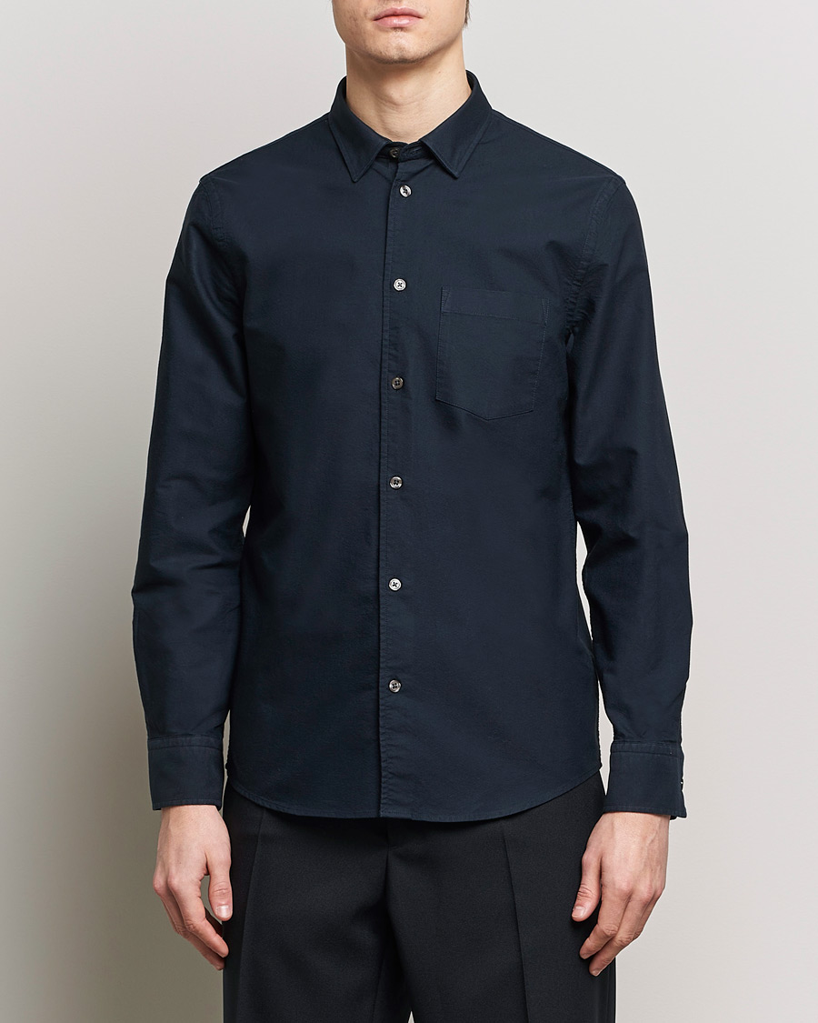 Men | Shirts | Filippa K | Tim Oxford Shirt Navy