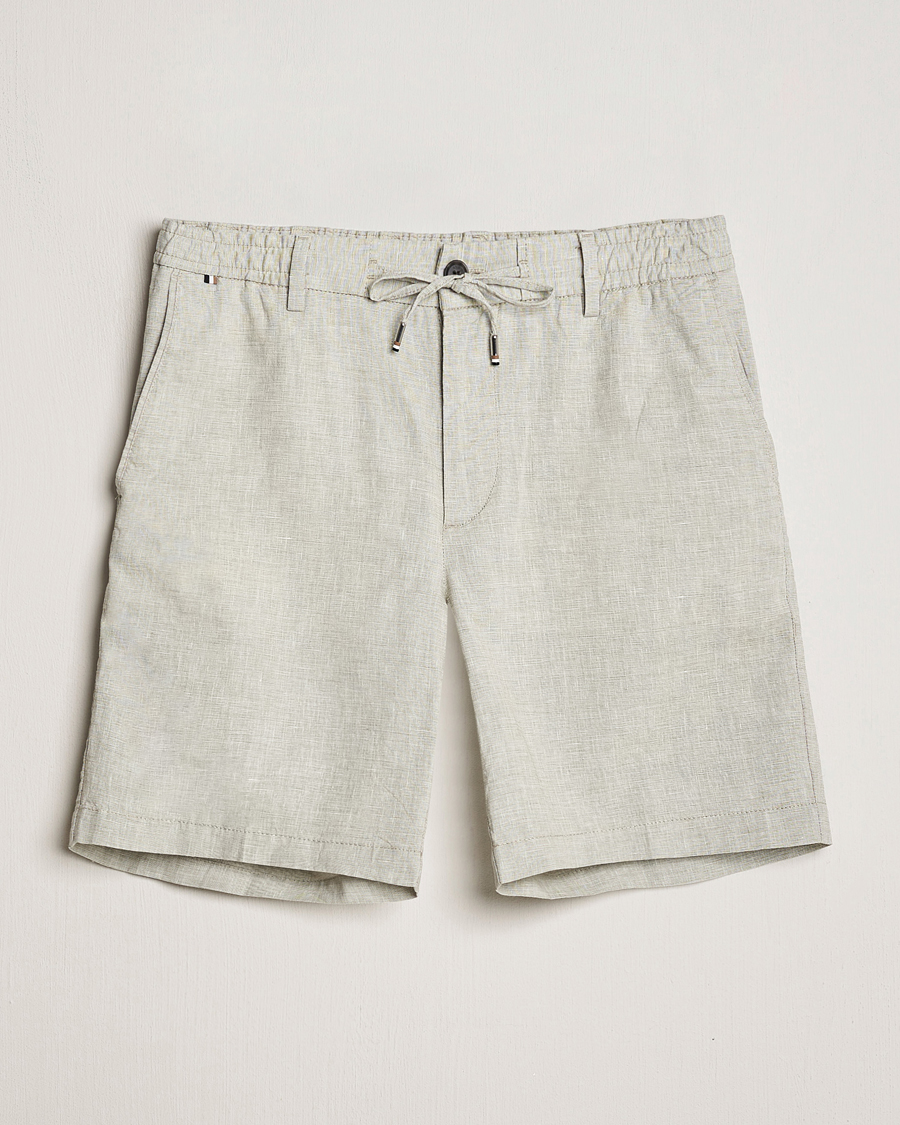 Men | Shorts | BOSS BLACK | Kane Drawstring Shorts Open Green