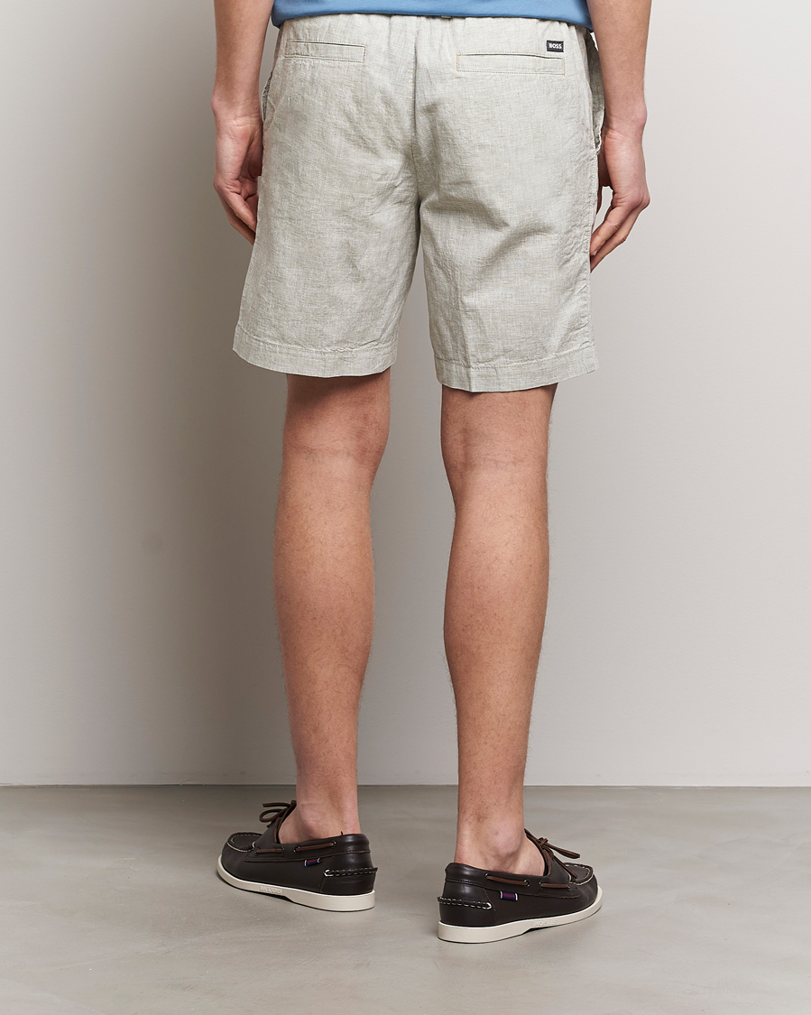 Men | Shorts | BOSS BLACK | Kane Drawstring Shorts Open Green