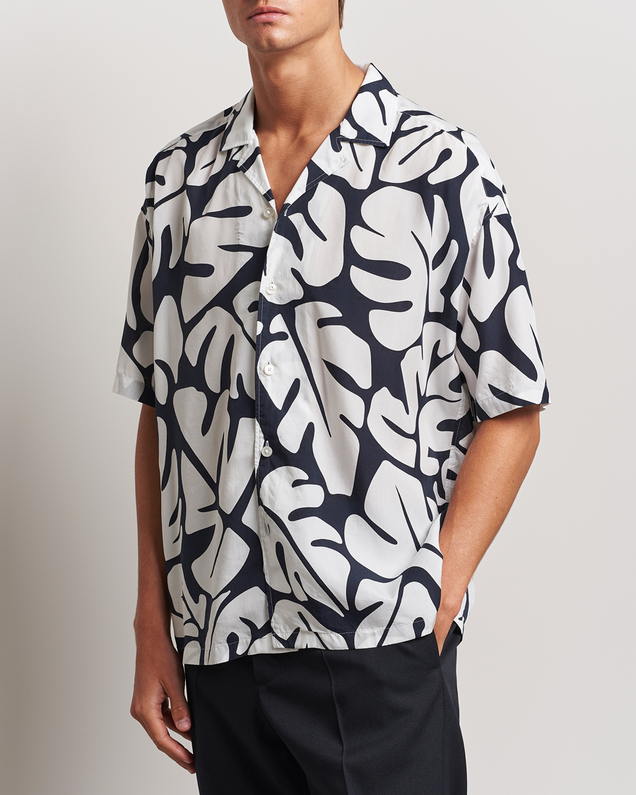 Men | Shirts | BOSS BLACK | Drew Short Sleeve Shirt Dark Blue