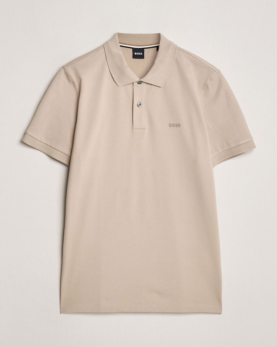 Men | Polo Shirts | BOSS BLACK | Pallas Polo Dark Beige