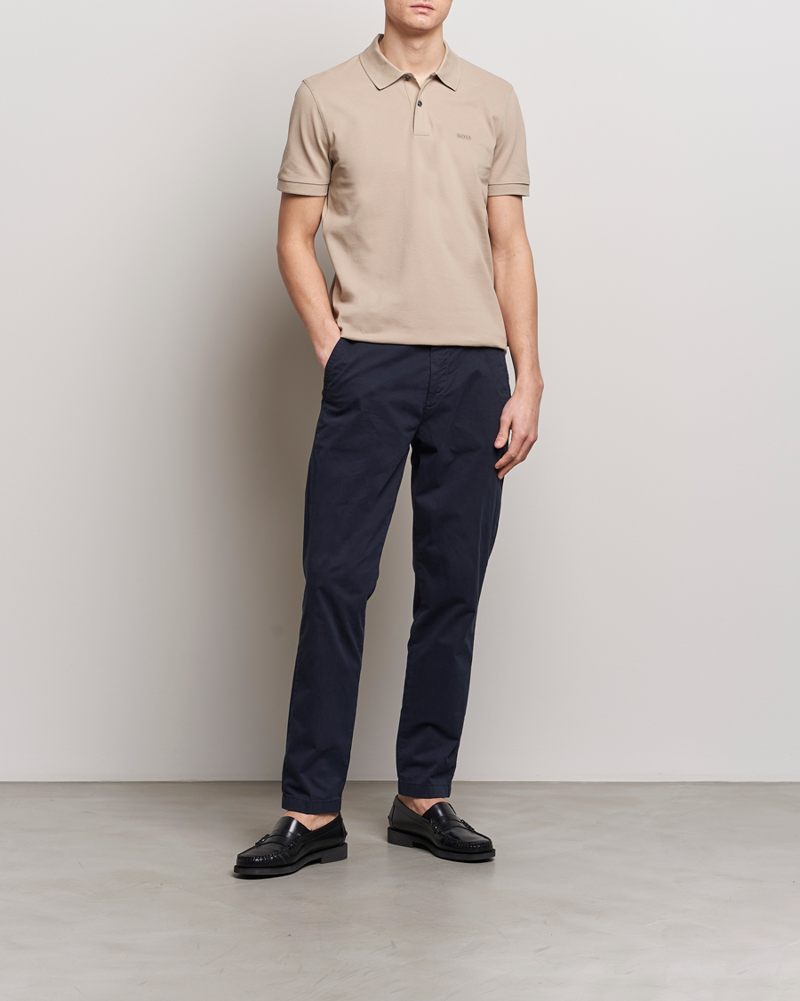 Men | Polo Shirts | BOSS BLACK | Pallas Polo Dark Beige