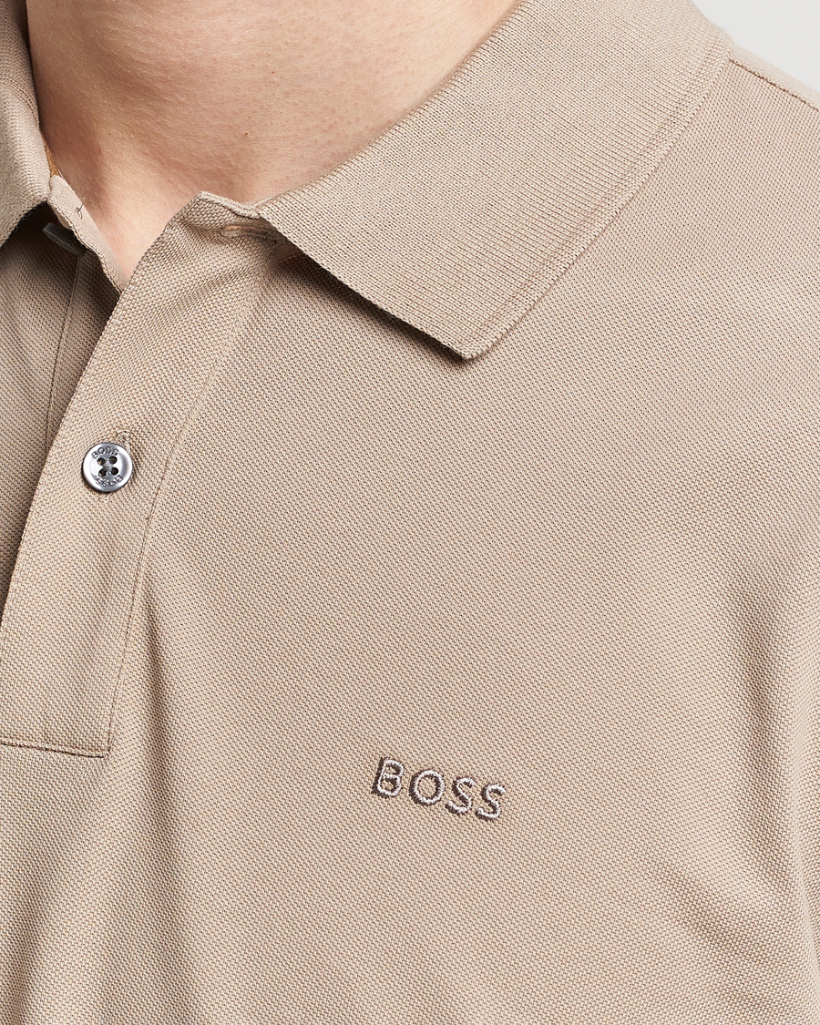 Men | Polo Shirts | BOSS BLACK | Pallas Polo Dark Beige