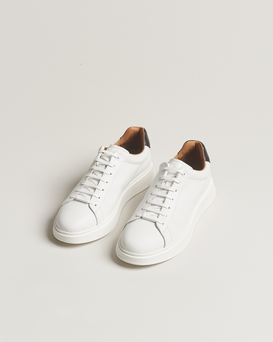 Men | BOSS BLACK Bolton Leather Sneaker Natural | BOSS BLACK | Bolton Leather Sneaker Natural