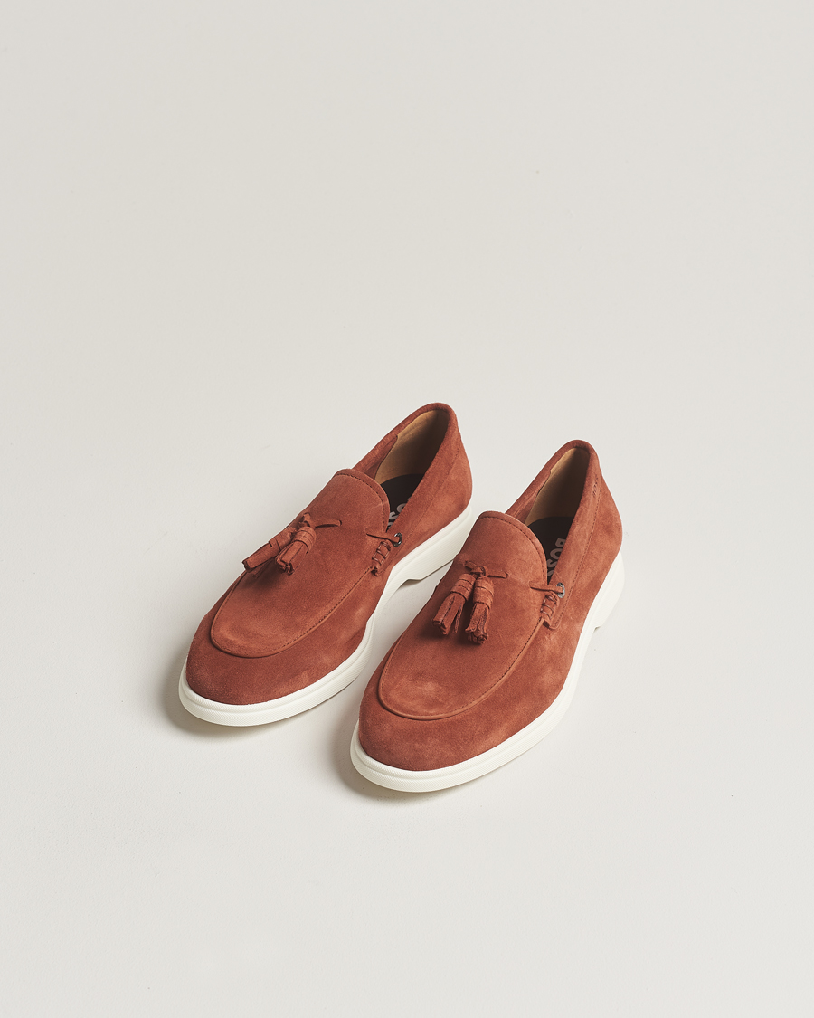 Men | BOSS BLACK Sienne Tassle Loafer Suede Open Brown | BOSS BLACK | Sienne Tassle Loafer Suede Open Brown
