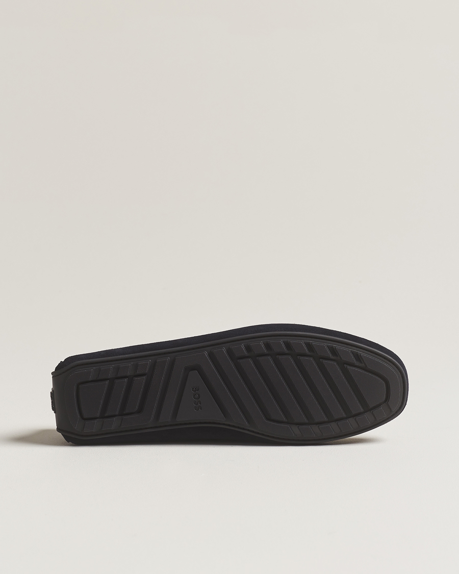 Men | BOSS BLACK Noel Car Shoe Suede Dark Blue | BOSS BLACK | Noel Car Shoe Suede Dark Blue