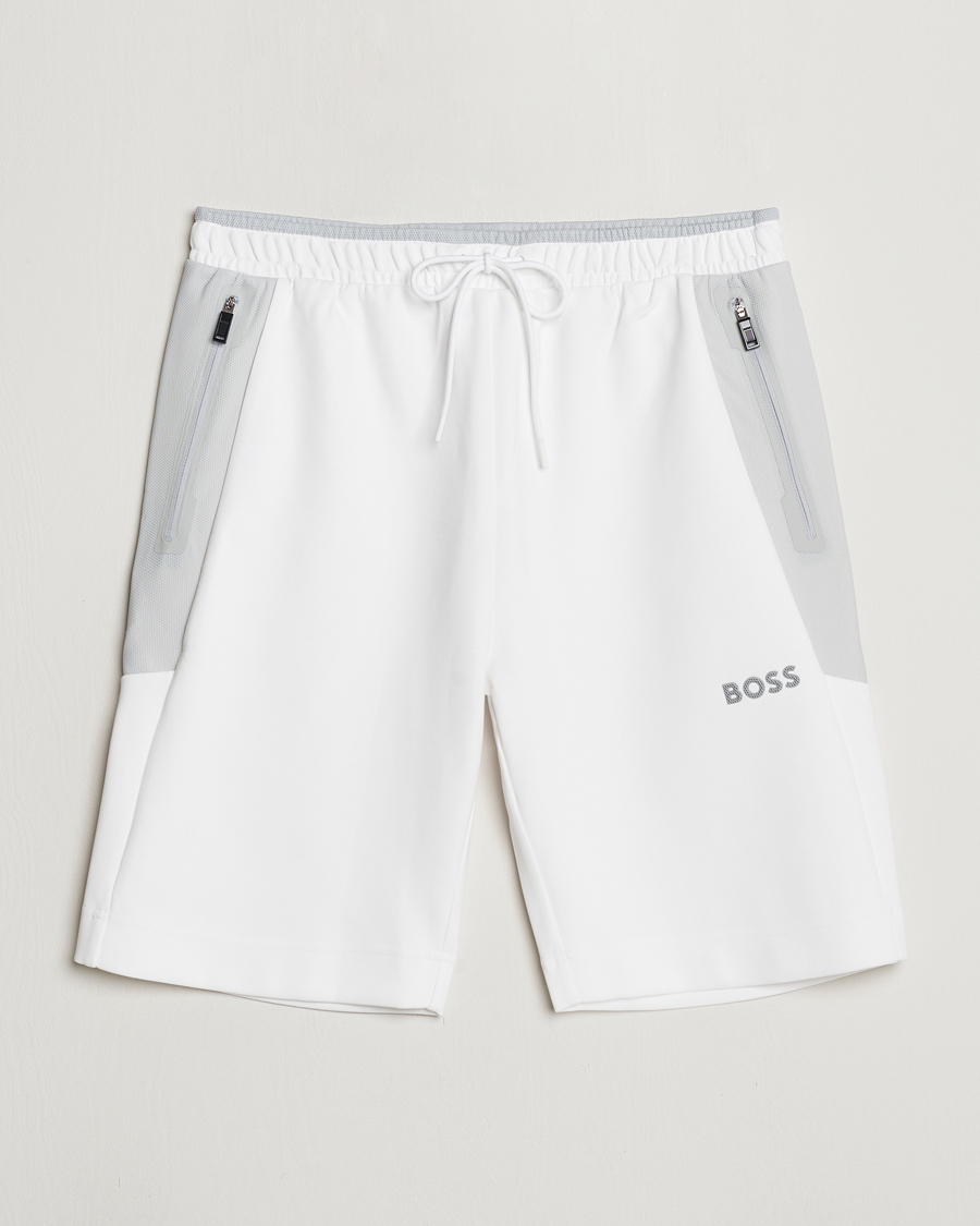 Men | Shorts | BOSS GREEN | Headlo Sweatshorts White