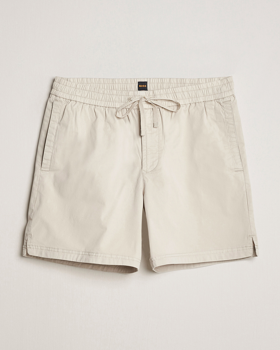 Men | Shorts | BOSS ORANGE | Sandrew Cotton Shorts Light Beige