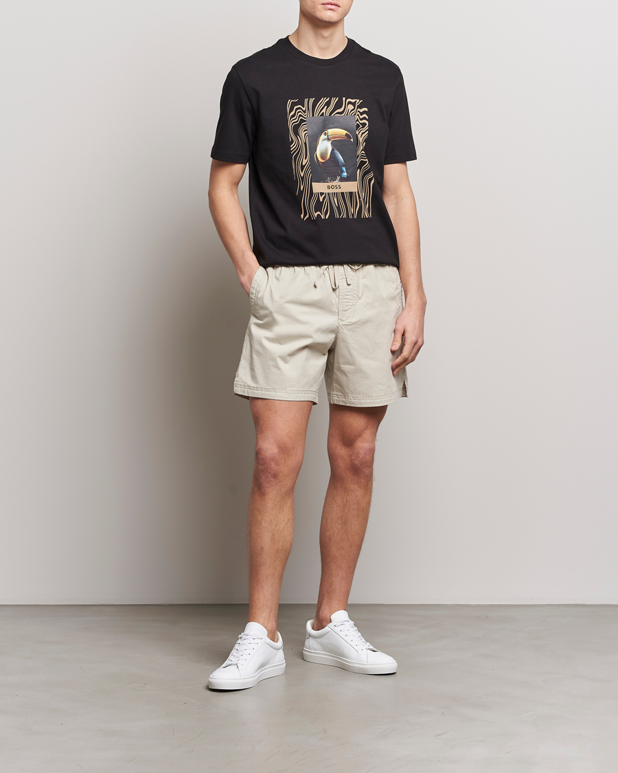 Men | Shorts | BOSS ORANGE | Sandrew Cotton Shorts Light Beige
