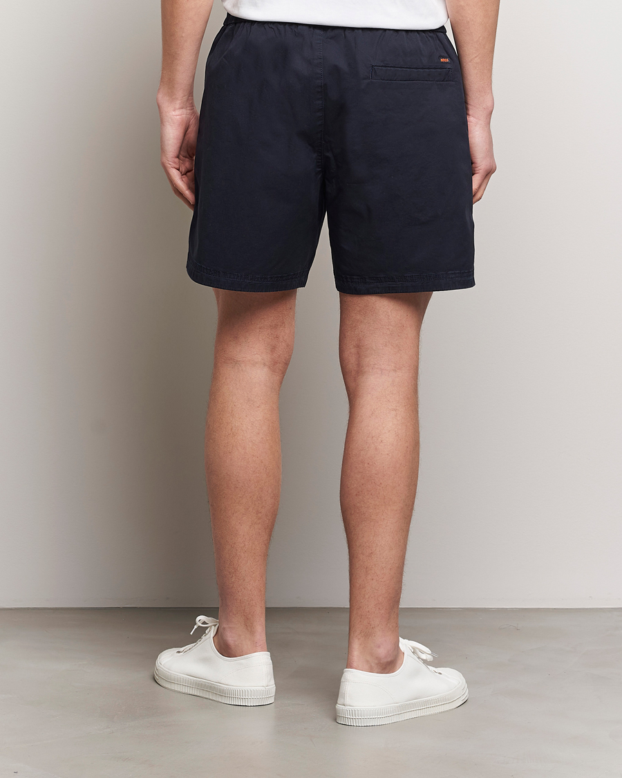 Men | Shorts | BOSS ORANGE | Sandrew Cotton Shorts Dark Blue