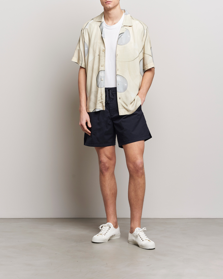Men | Shirts | BOSS ORANGE | Rayer Short Sleeve Printed Shirt Light Beige