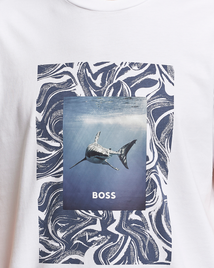 Men | T-Shirts | BOSS ORANGE | Tucan Printed Crew Neck T-Shirt Natural