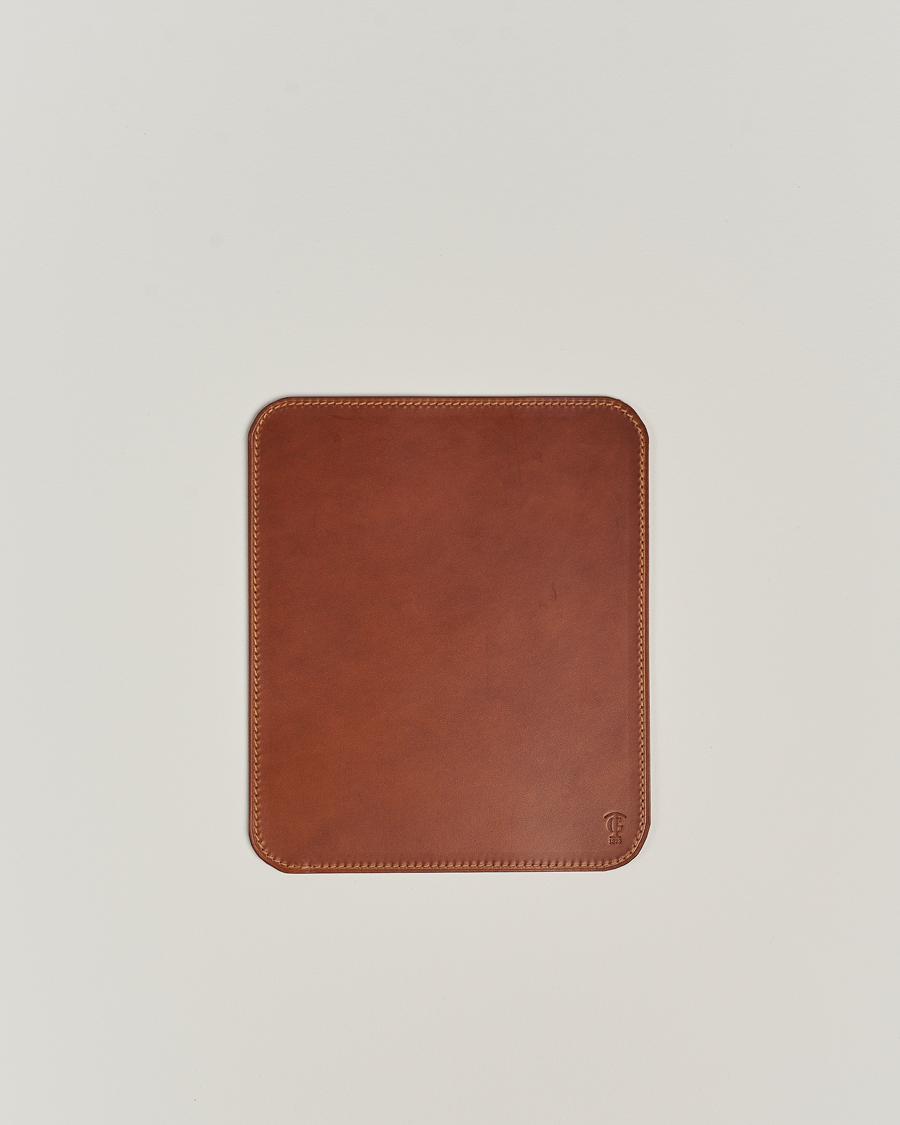 Men | Home | Tärnsjö Garveri | Leather Mousepad Light Brown