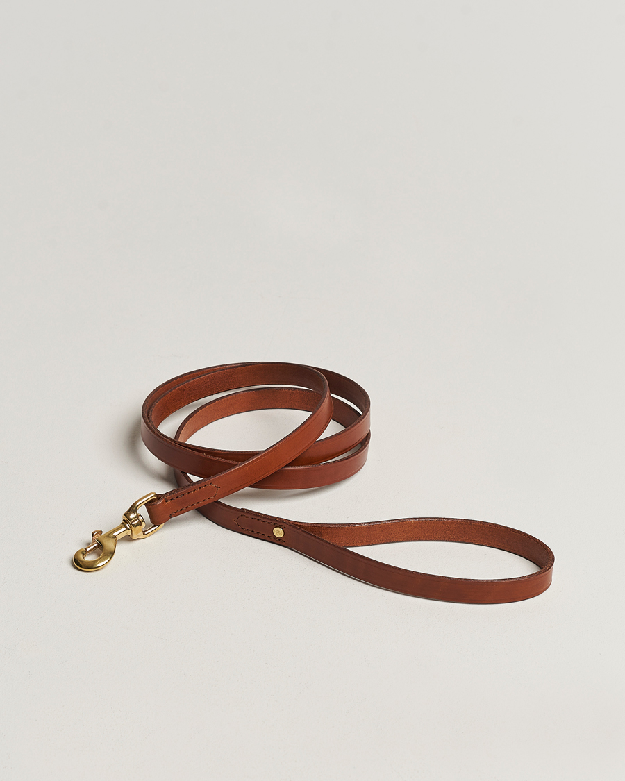 Men | Dog Accessories | Tärnsjö Garveri | Leather Dog Leash Light Brown