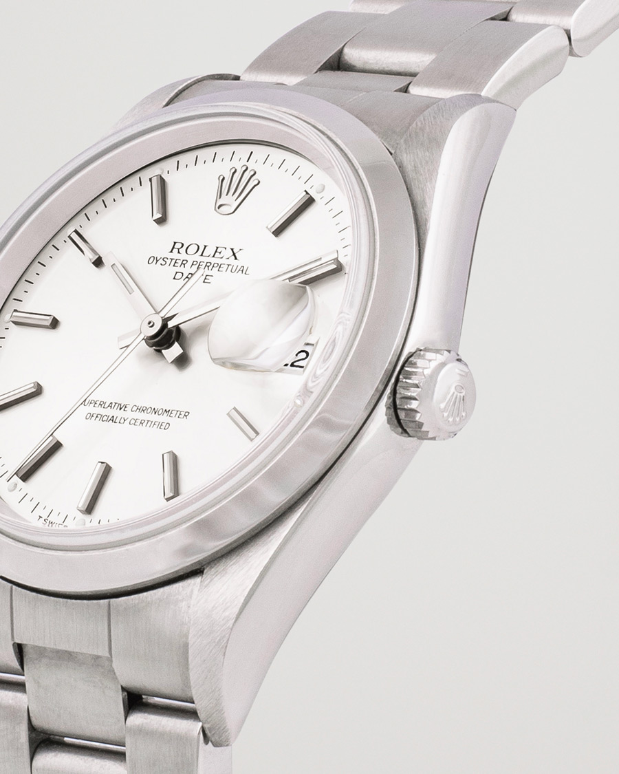 Men | Rolex Pre-Owned Date 15200 Oyster Perpetual Silver | Rolex Pre-Owned | Date 15200 Oyster Perpetual Silver