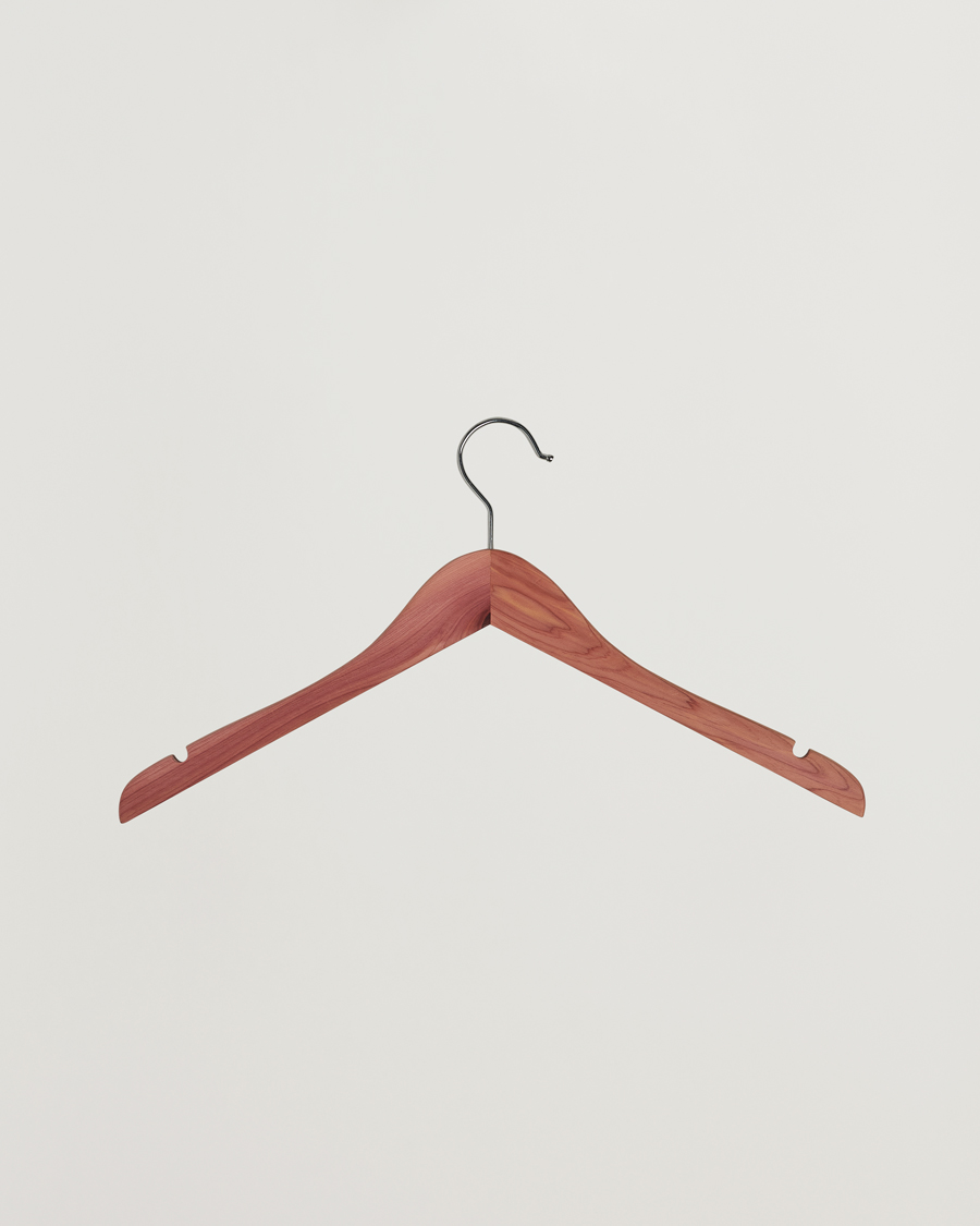 Men | Garment Care | Care with Carl | 5-Pack Cedar Wood Shirt Hangers