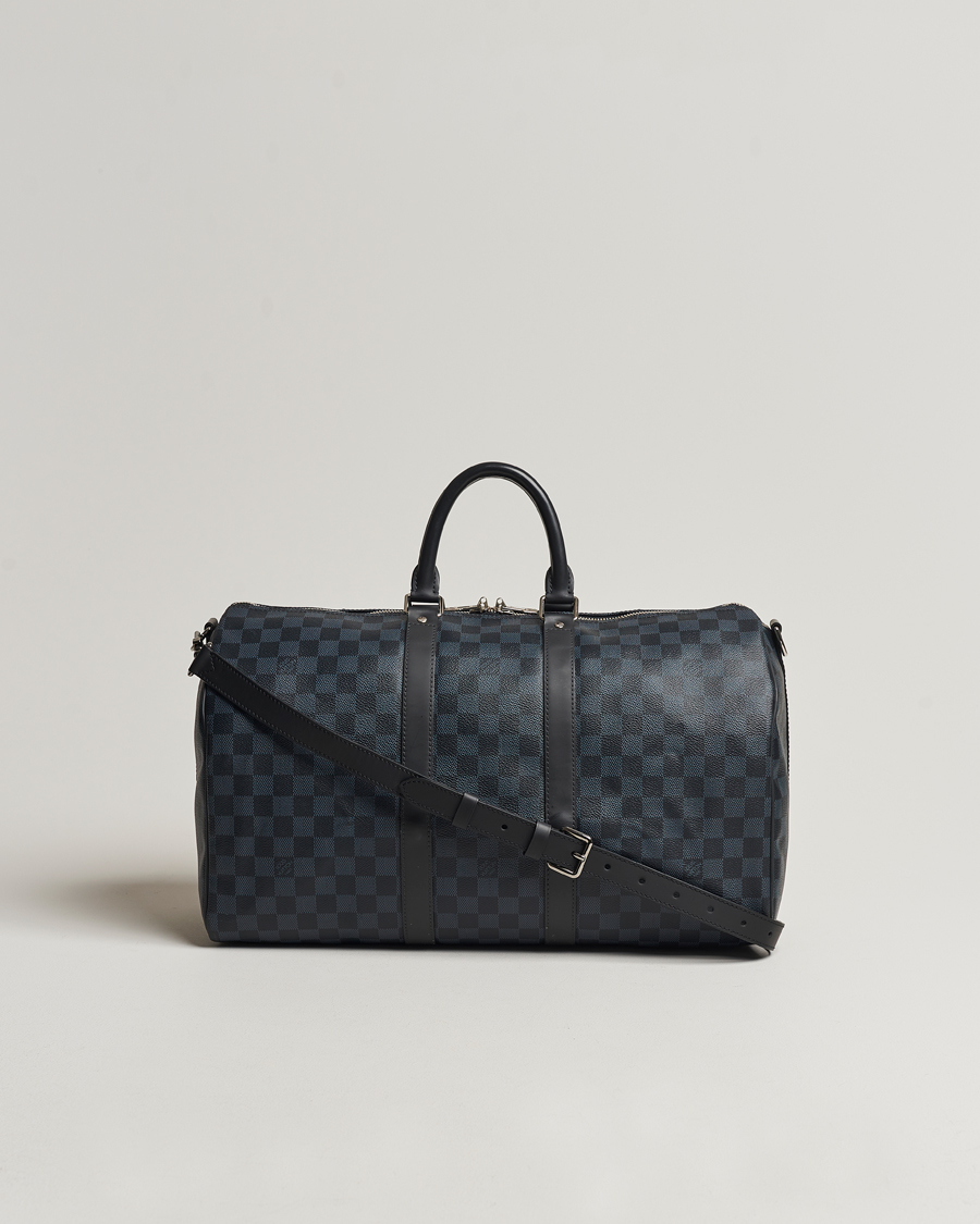 Men | Louis Vuitton Pre-Owned Keepall Bandoulière 45 Damier Graphite | Louis Vuitton Pre-Owned | Keepall Bandoulière 45 Damier Graphite