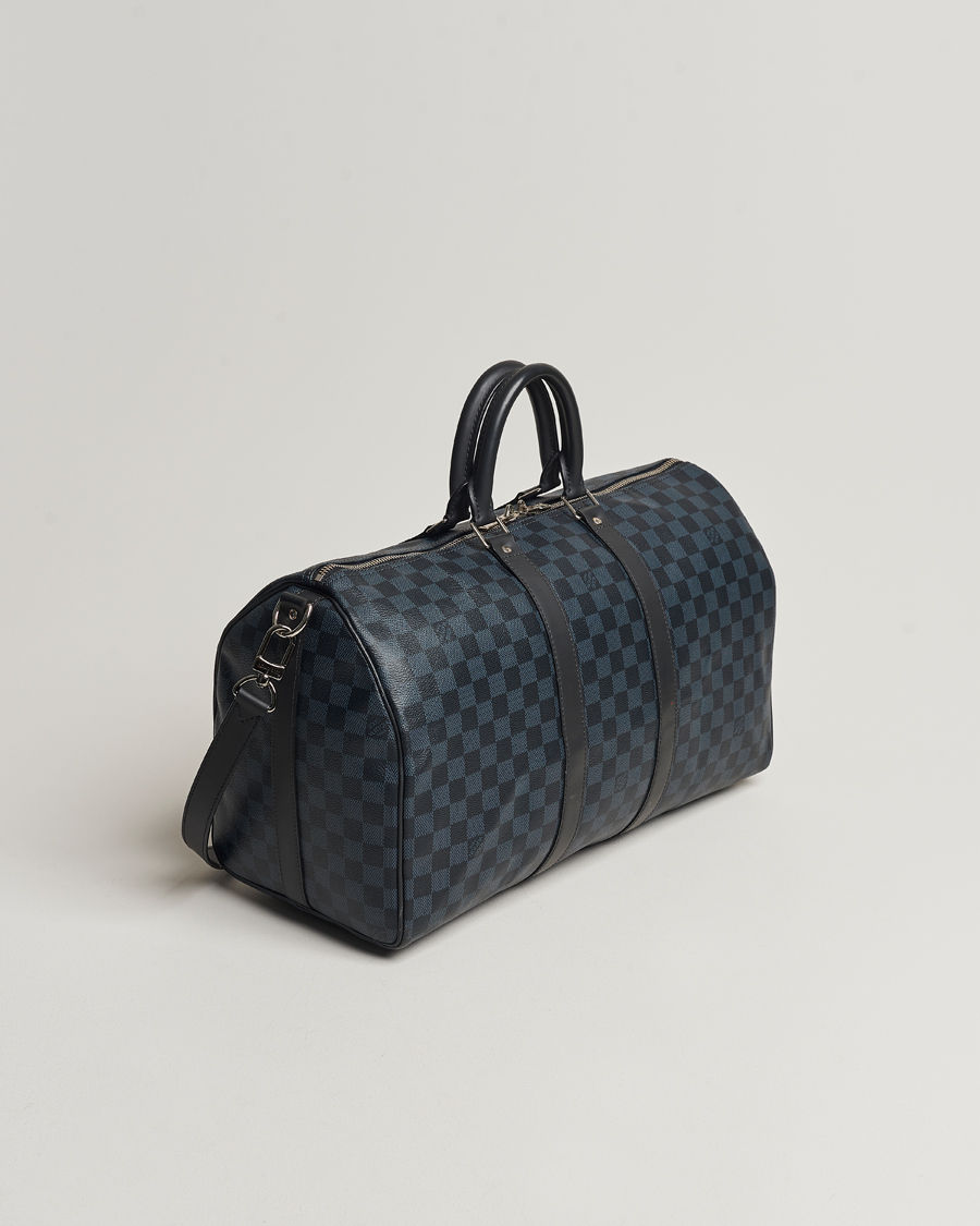 Men | Louis Vuitton Pre-Owned Keepall Bandoulière 45 Damier Graphite | Louis Vuitton Pre-Owned | Keepall Bandoulière 45 Damier Graphite