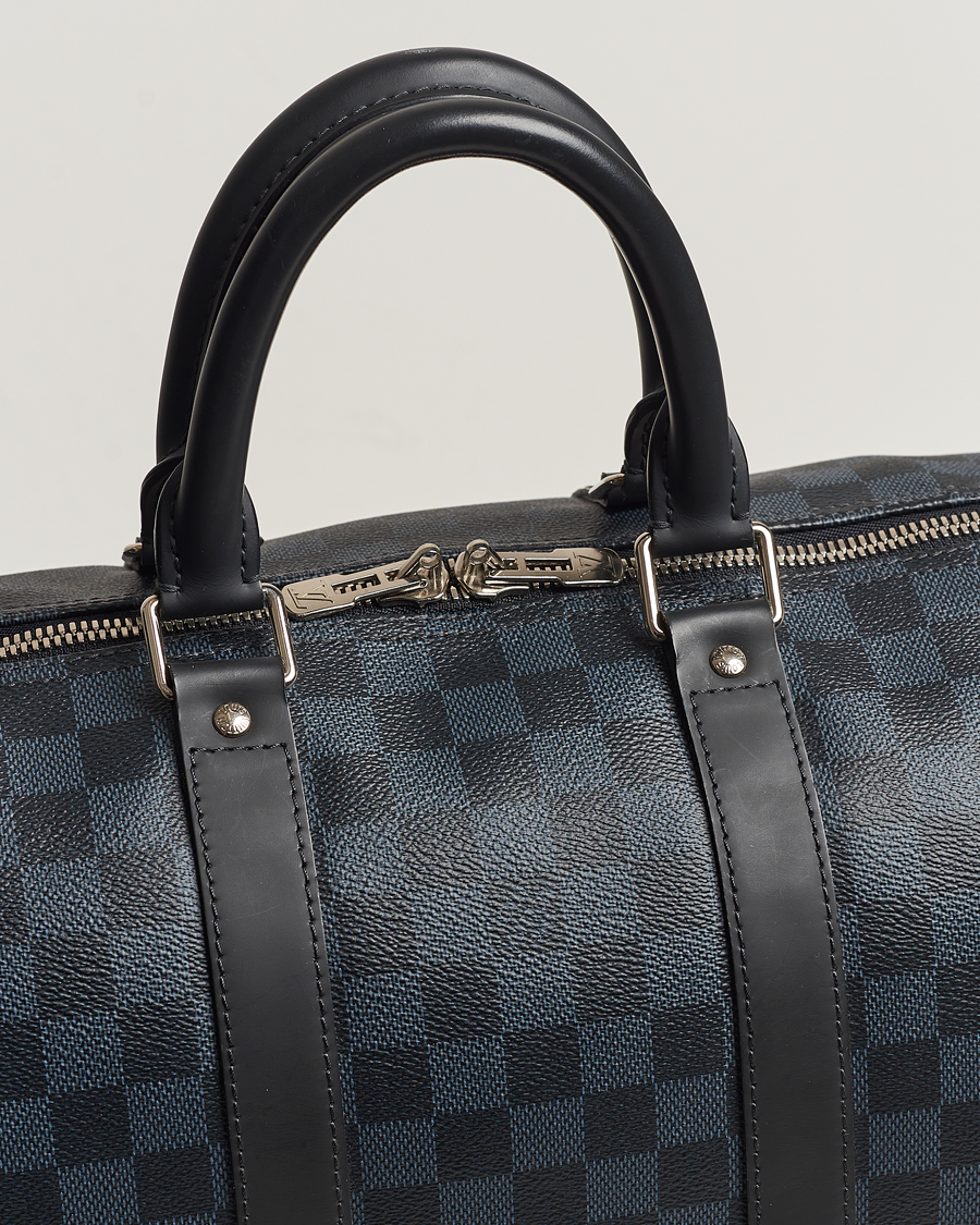 Men | Louis Vuitton Pre-Owned Keepall Bandoulière 45 Damier Graphite | Louis Vuitton Pre-Owned | Keepall Bandoulière 45 Damier Graphite