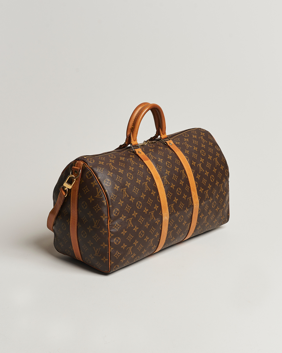Men | Louis Vuitton Pre-Owned Keepall Bandoulière 50 Monogram  | Louis Vuitton Pre-Owned | Keepall Bandoulière 50 Monogram 