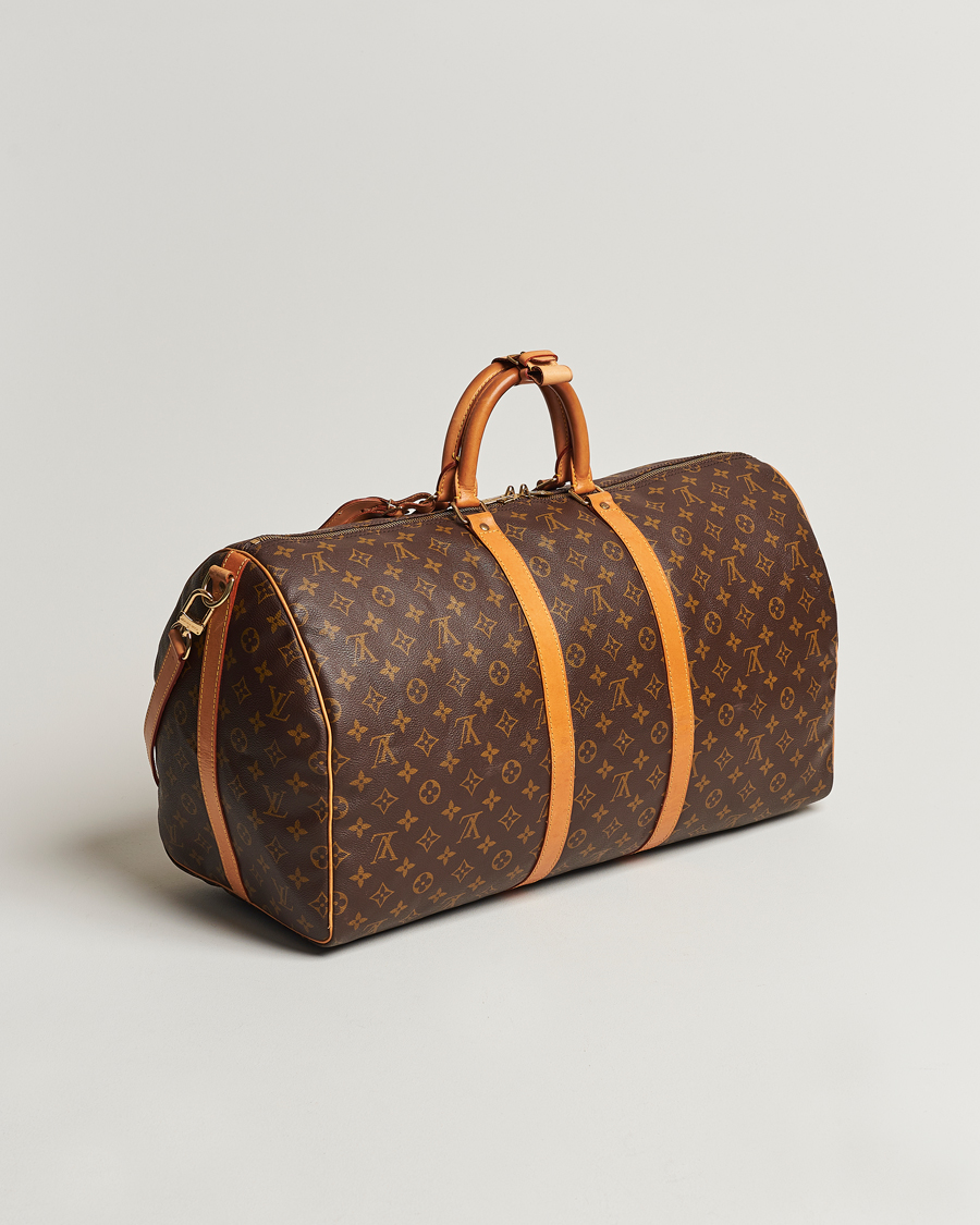 Men | Louis Vuitton Pre-Owned Keepall Bandoulière 55 Monogram | Louis Vuitton Pre-Owned | Keepall Bandoulière 55 Monogram