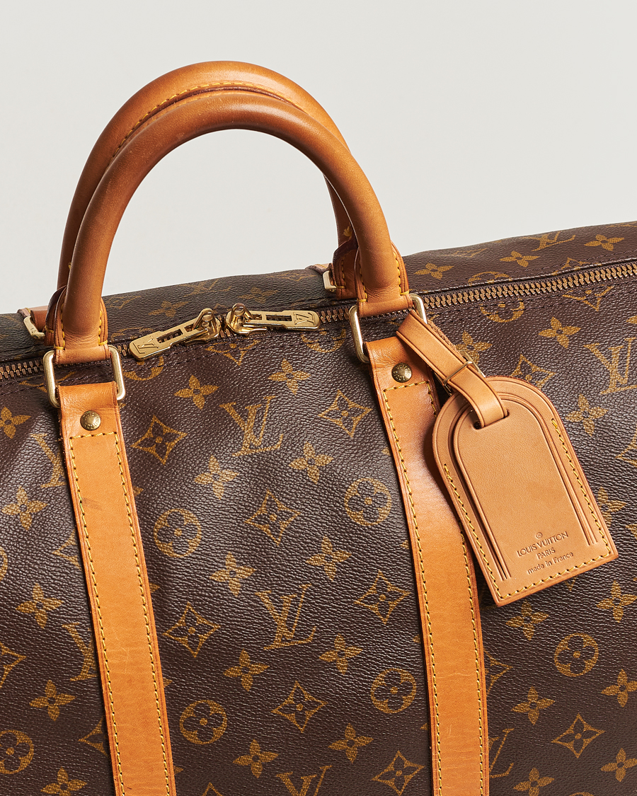 Men | Louis Vuitton Pre-Owned Keepall Bandoulière 55 Monogram | Louis Vuitton Pre-Owned | Keepall Bandoulière 55 Monogram