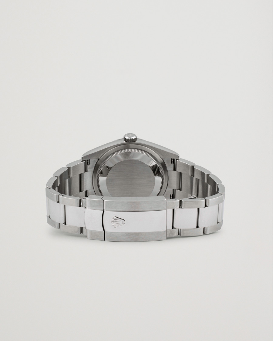 Men | Rolex Pre-Owned Datejust Palm Motif 126200 Silver | Rolex Pre-Owned | Datejust Palm Motif 126200 Silver