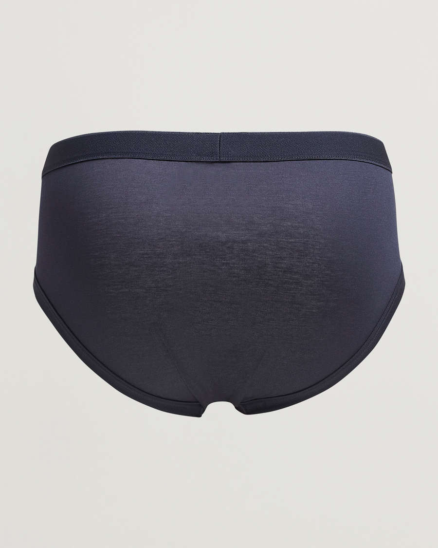 Men | Underwear & Socks | Zimmerli of Switzerland | Sea Island Cotton Briefs Navy