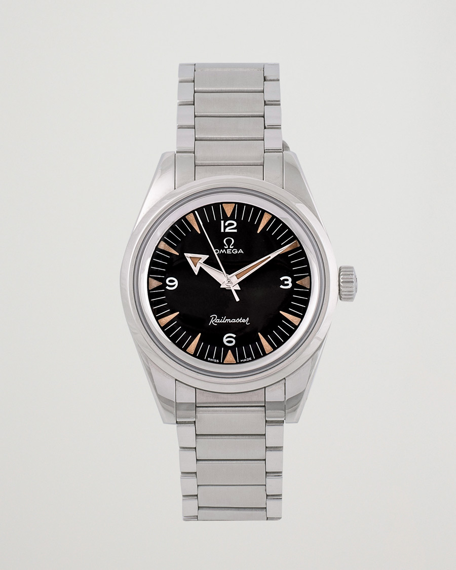 Men | Omega Pre-Owned Railmaster The 1957 Trilogy Limited Edition Silver | Omega Pre-Owned | Railmaster The 1957 Trilogy Limited Edition Silver