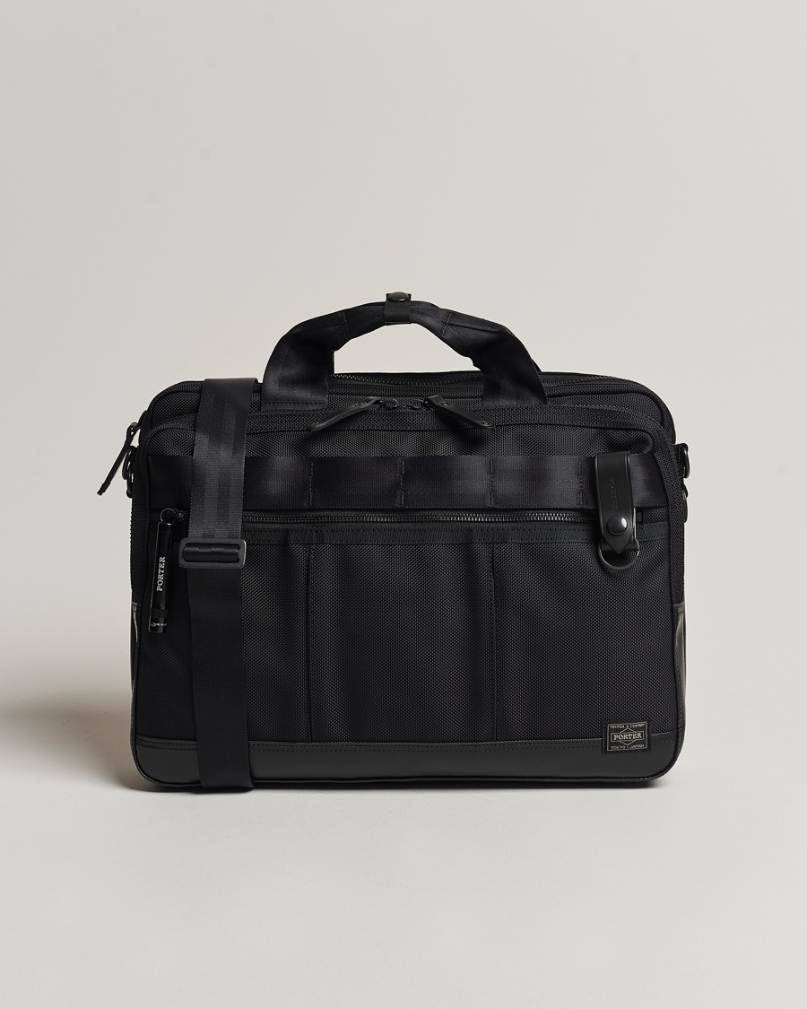 Men | Bags | Porter-Yoshida & Co. | Heat 2Way Briefcase Black