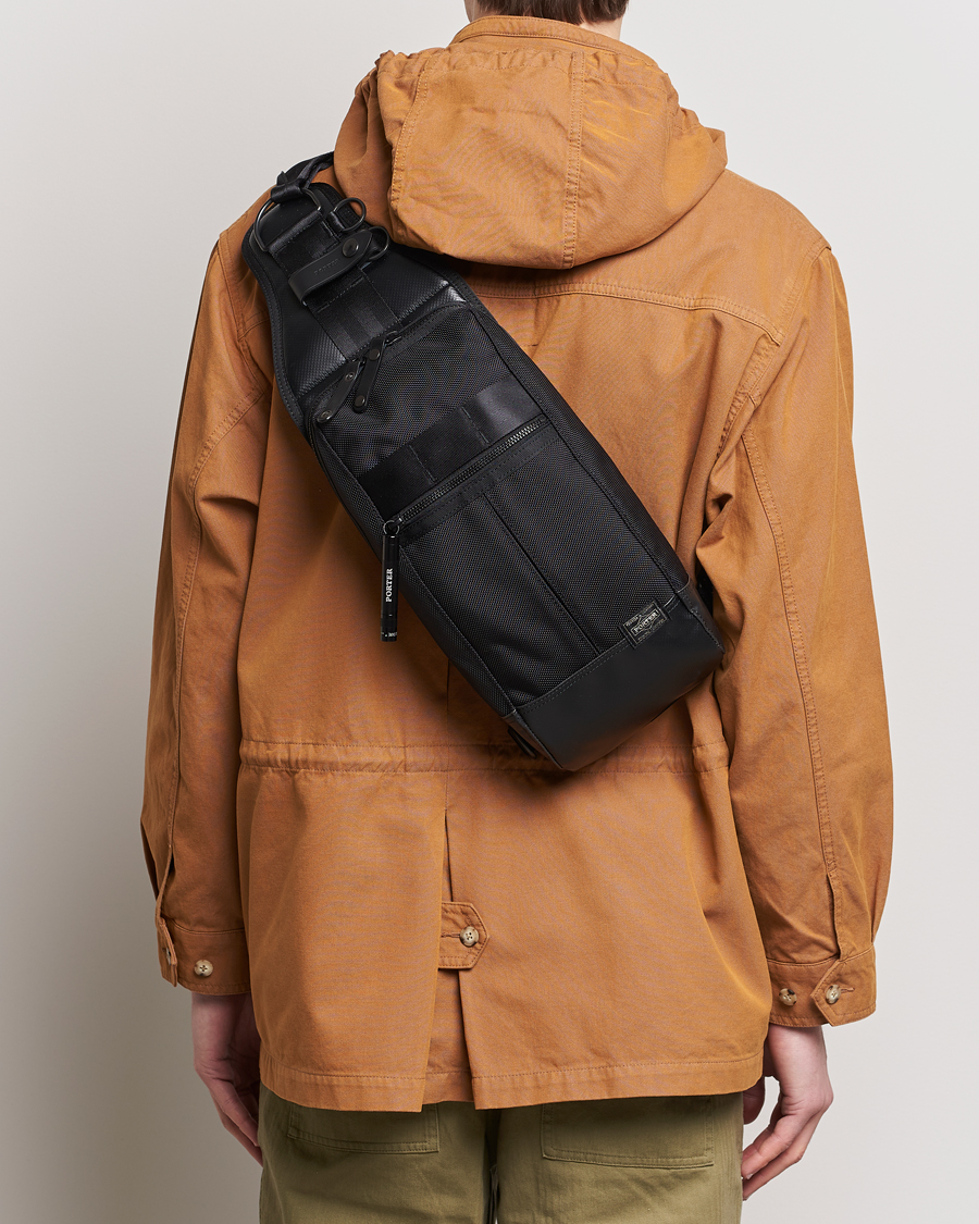 Men | Bags | Porter-Yoshida & Co. | Heat Sling Shoulder Bag Black