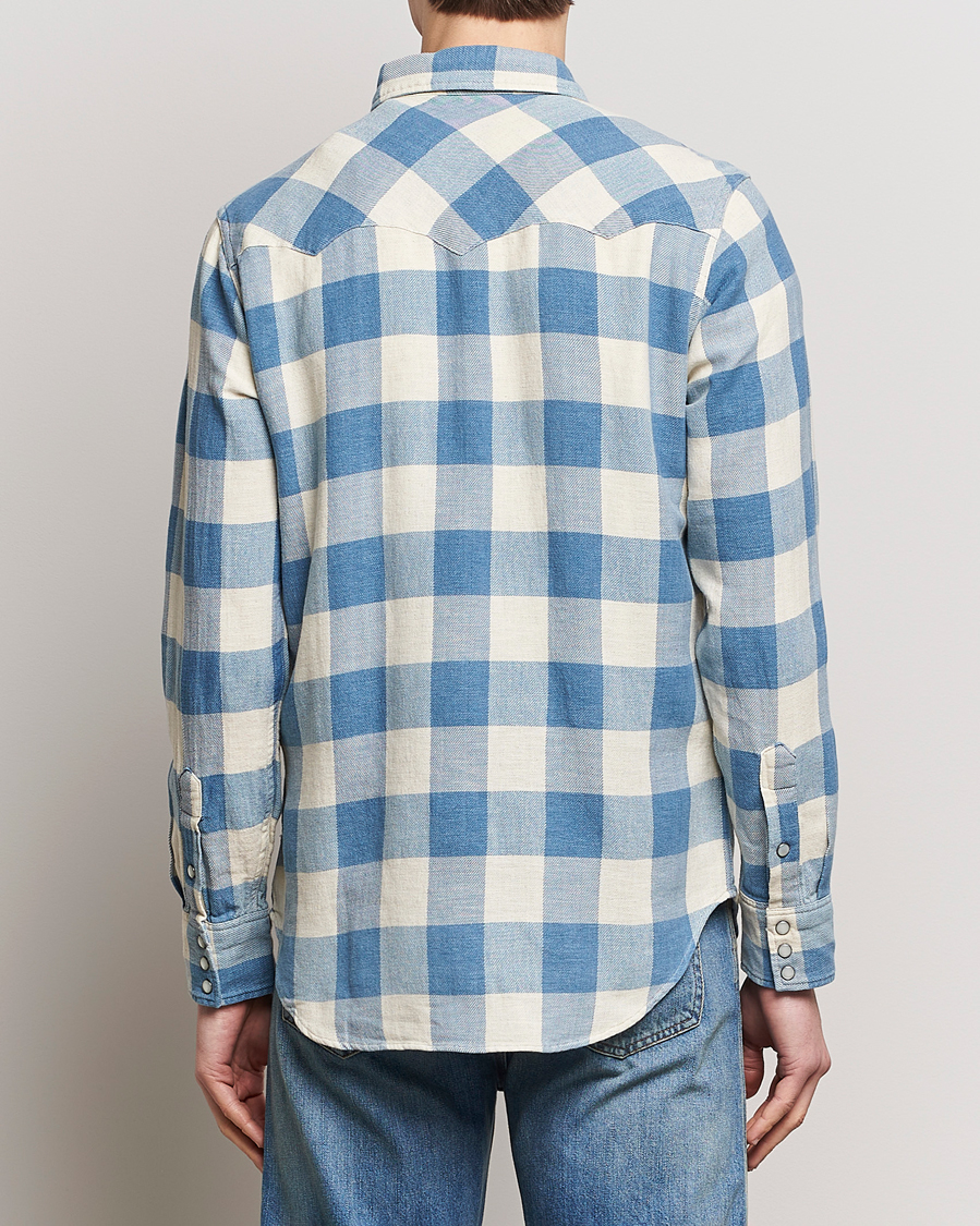 Men | Shirts | RRL | Buffalo Western Shirt Indigo/Cream Check