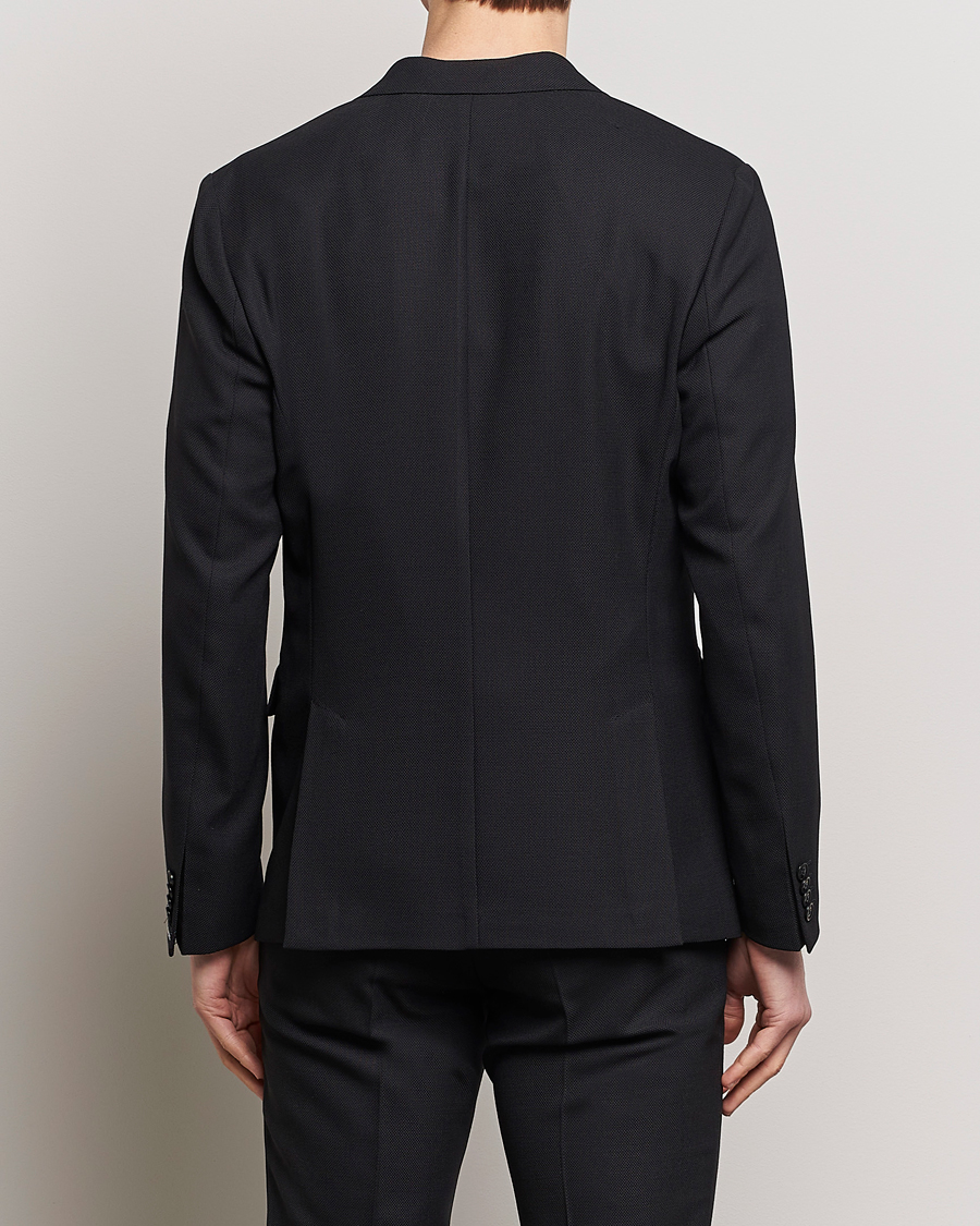 Men | Blazers | J.Lindeberg | Hopper Active Hopsack Blazer Black