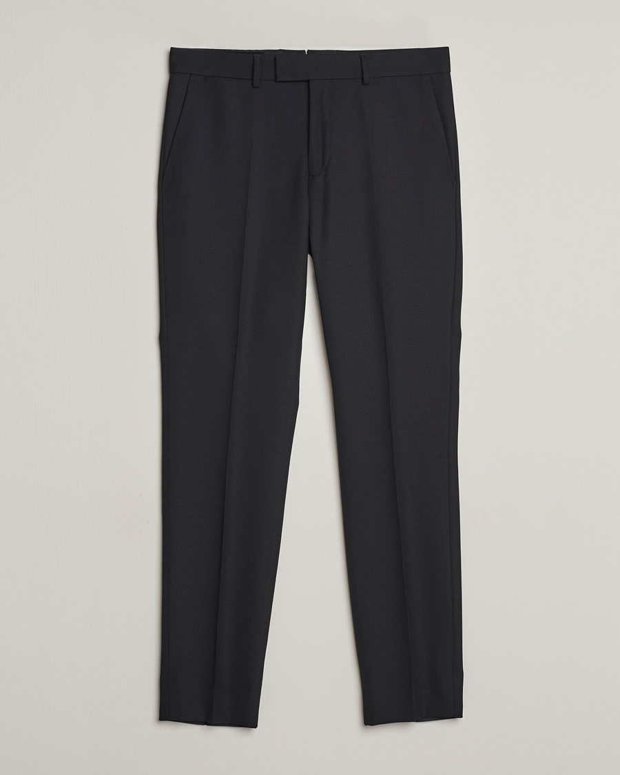 Men | Trousers | J.Lindeberg | Grant Active Hopsack Pants Black