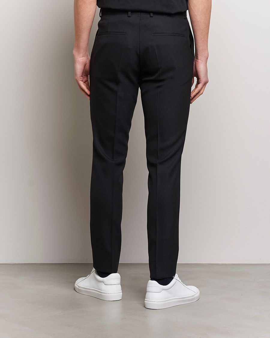 Men | Trousers | J.Lindeberg | Grant Active Hopsack Pants Black