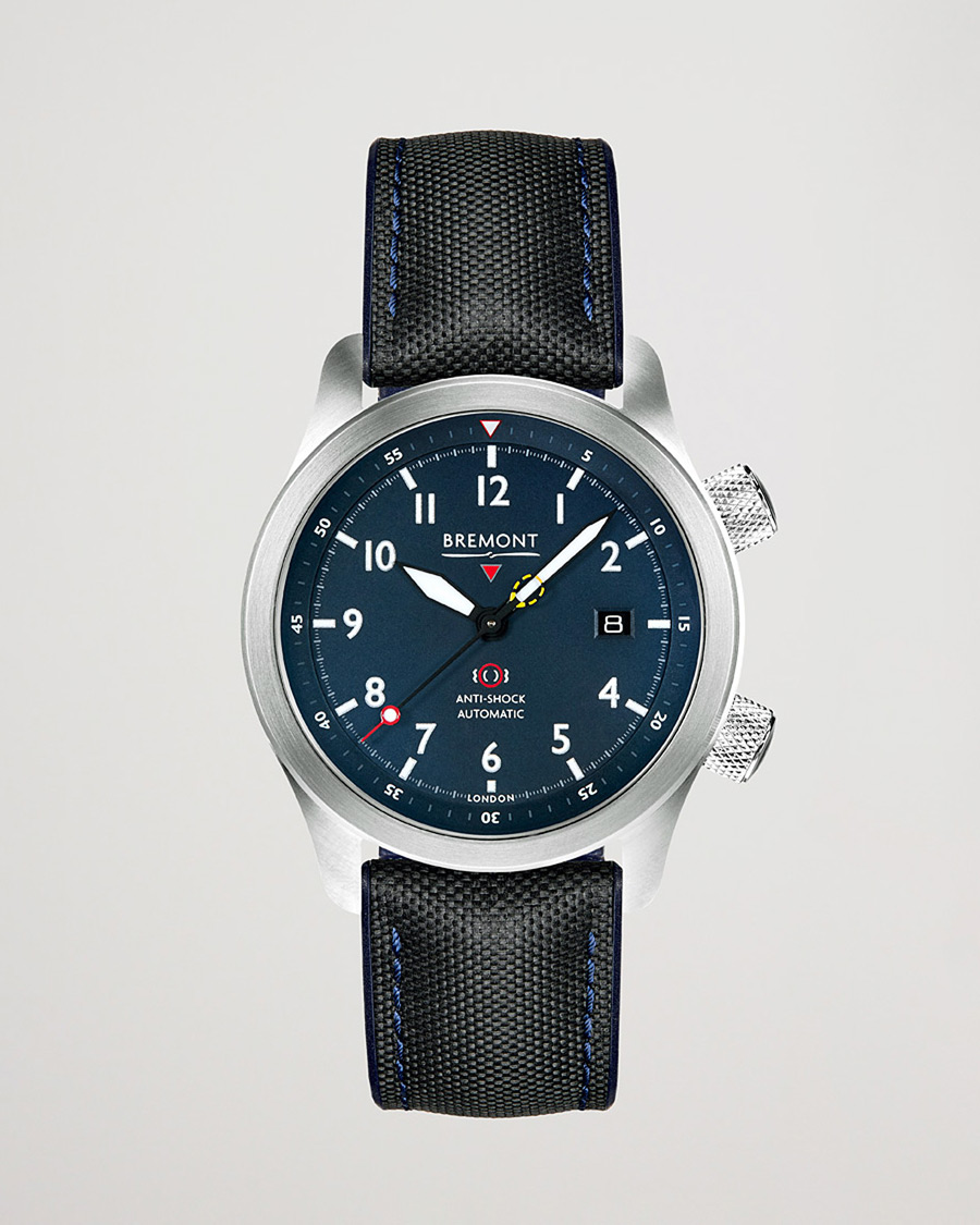 Men | Bremont Pre-Owned MBII Pilot Watch 43mm Blue Dial Silver | Bremont Pre-Owned | MBII Pilot Watch 43mm Blue Dial Silver