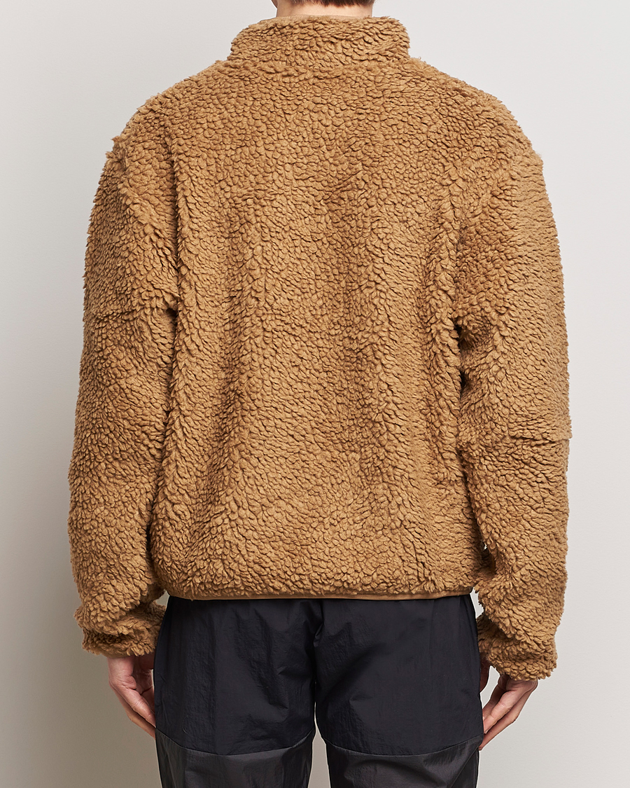 Men | Sweaters & Knitwear | District Vision | Half Zip Pile Fleece Sand