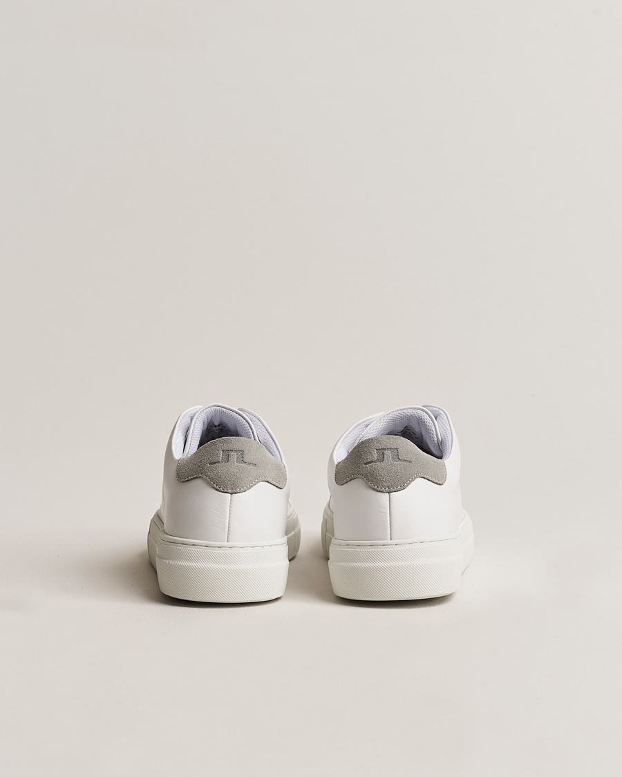Men | Sneakers | J.Lindeberg | Art Signature Leather Sneaker White