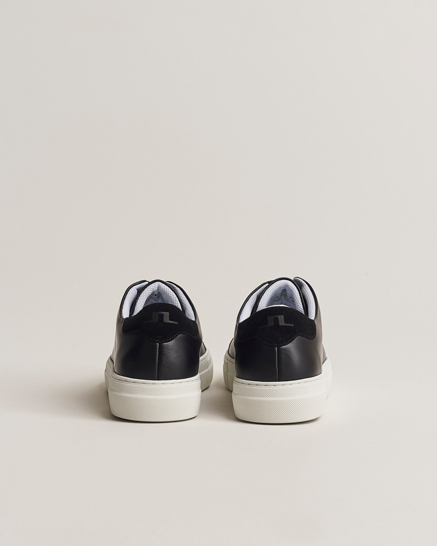 Men | Sneakers | J.Lindeberg | Art Signature Leather Sneaker Black