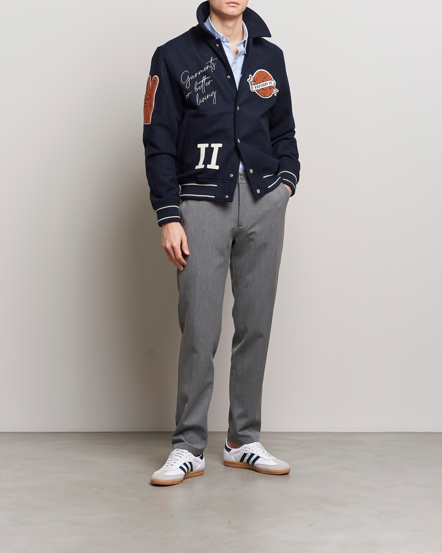 Men | Trousers | LES DEUX | Como Reg Suit Pants Grey Melange