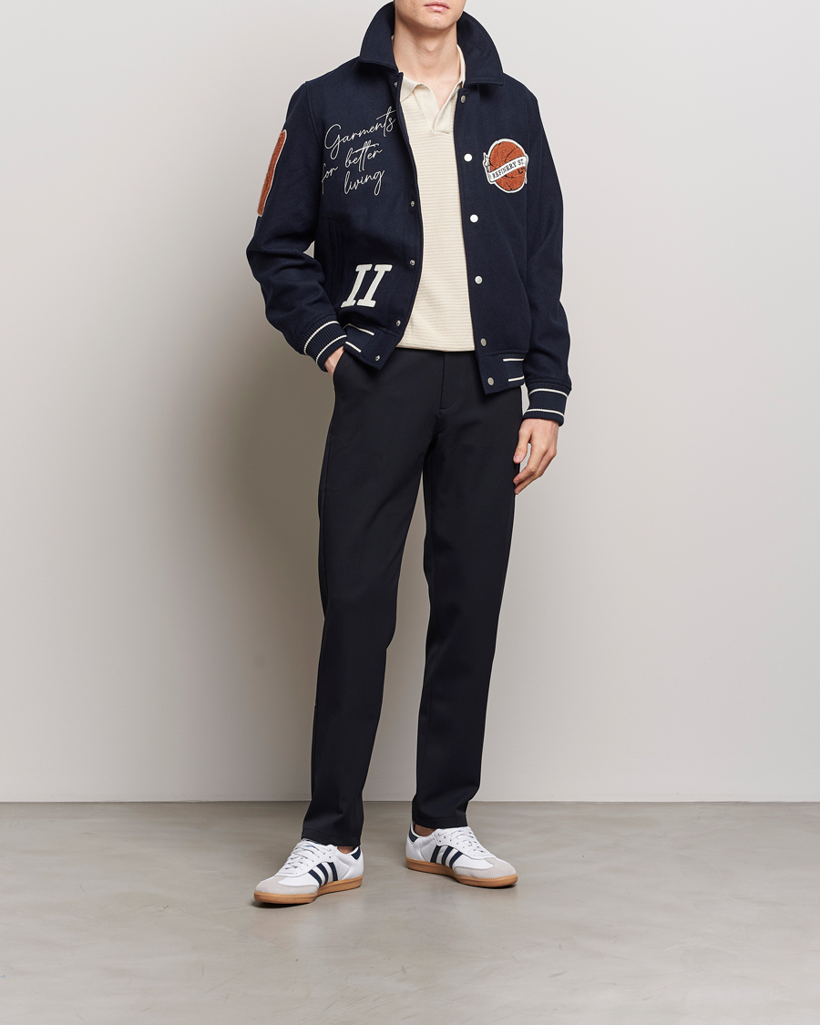 Men | Trousers | LES DEUX | Como Reg Suit Pants Navy
