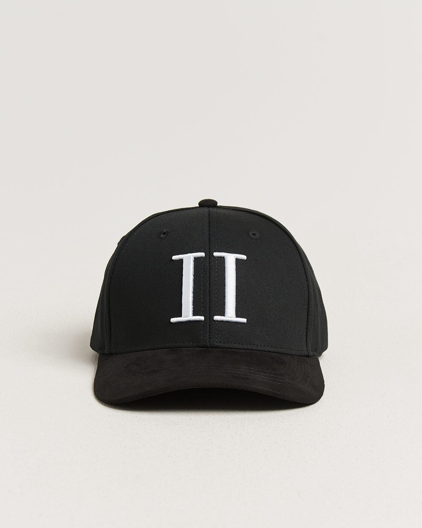 Men | Hats & Caps | LES DEUX | Baseball Cap Suede II Black/White