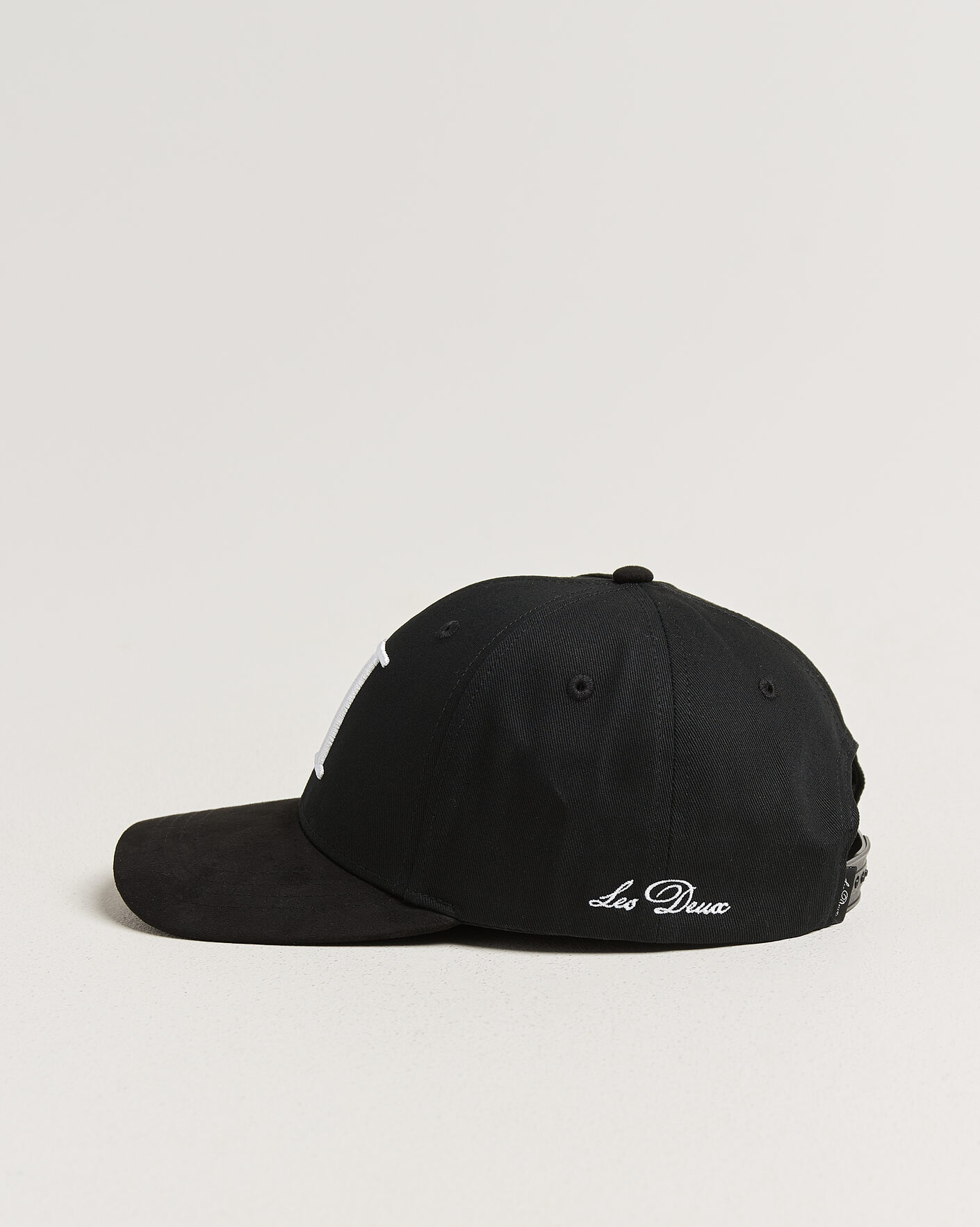 Men | Hats & Caps | LES DEUX | Baseball Cap Suede II Black/White